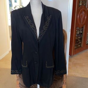 Vintage Black Jacket by Laundry size medium